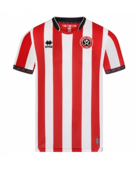 Sheffield United Maglia Gara Casa Repliche 2025-26 Maniche Corte